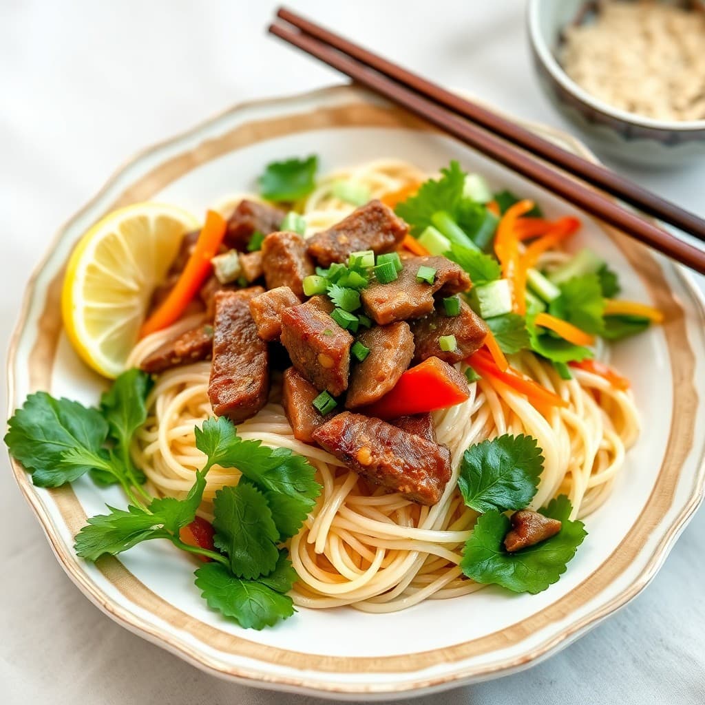 Vietnamese Lemongrass Beef Vermicelli Bowls