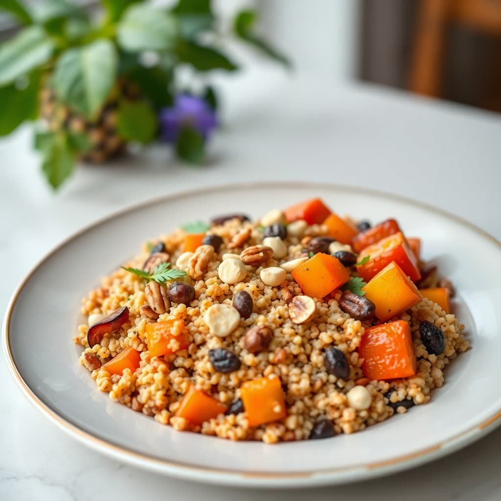 Autumn Quinoa Snack Bowl