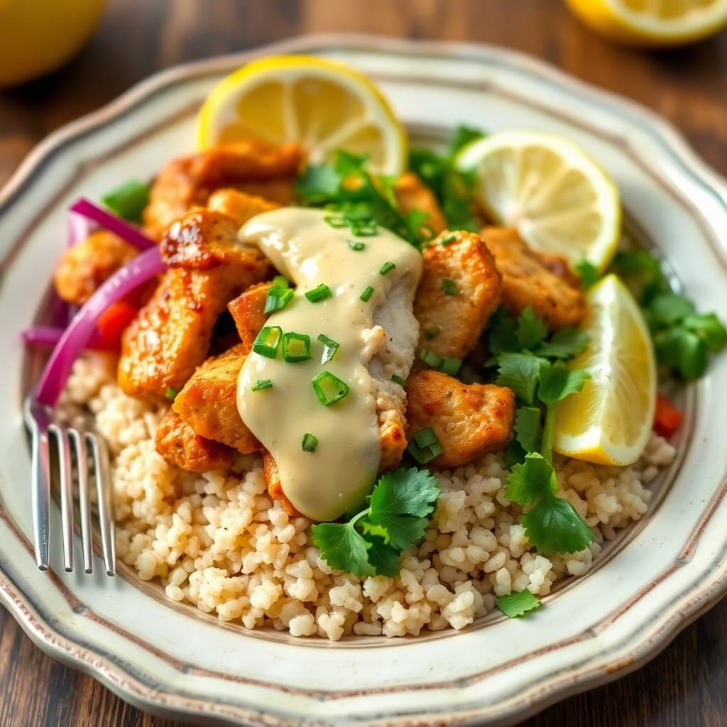 Zesty Lemon Chicken Bulgogi Bowls