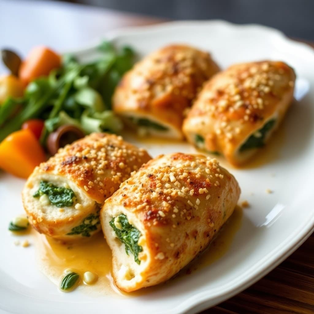 Tuscan Chicken Rollatini