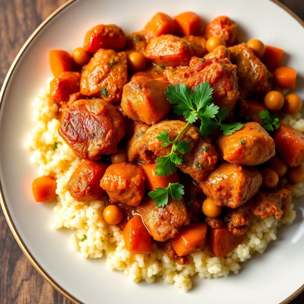 Moroccan Chicken and Vegetable Tagine