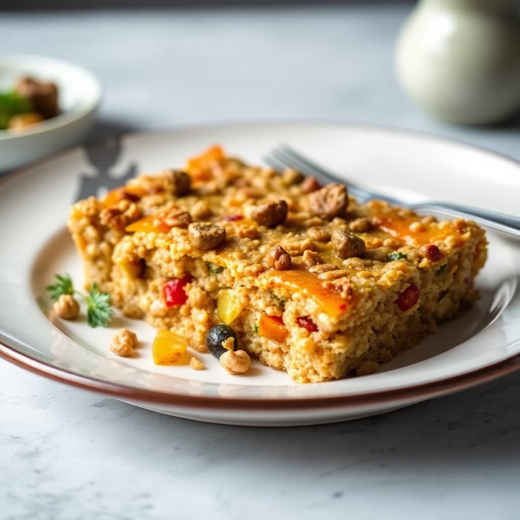 Autumn Protein-Packed Oat Bake