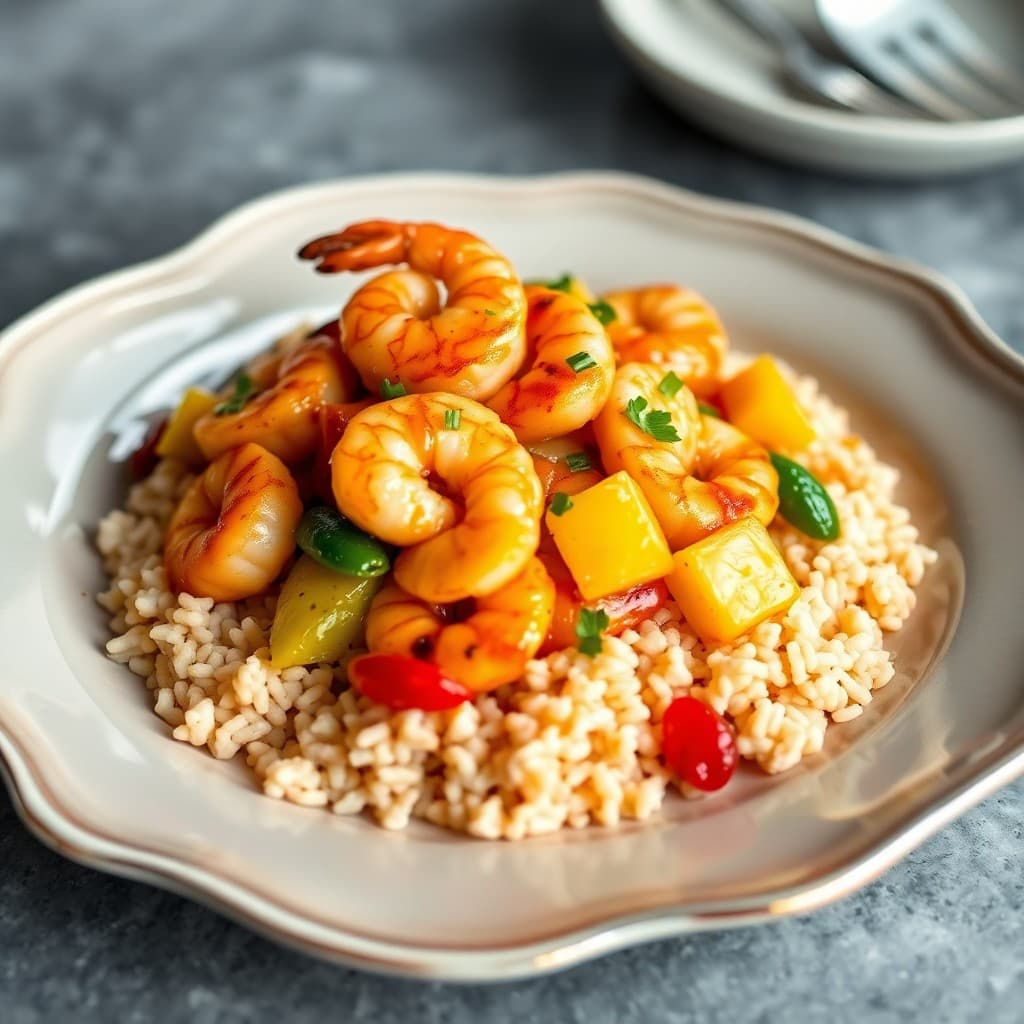 Teriyaki Shrimp and Pineapple Stir-Fry