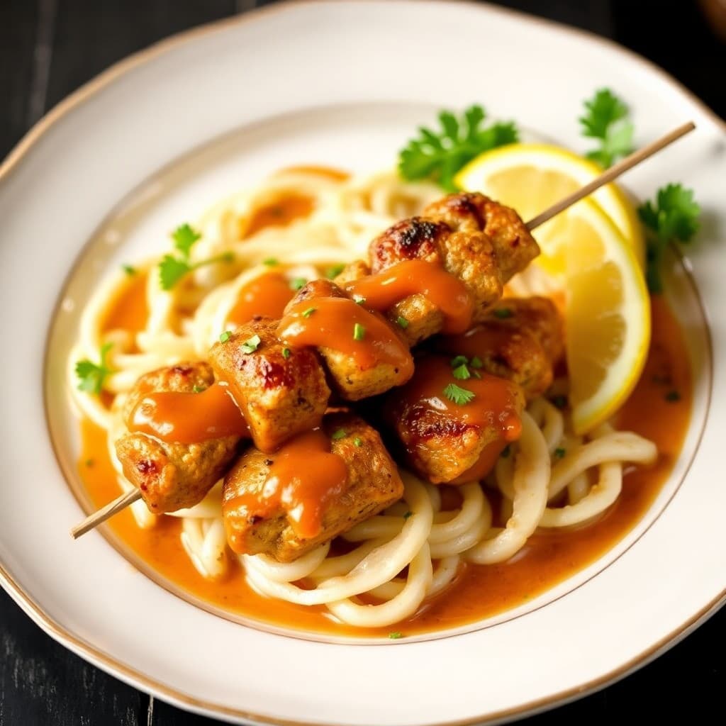 Zesty Lemon Pepper Chicken Skewers