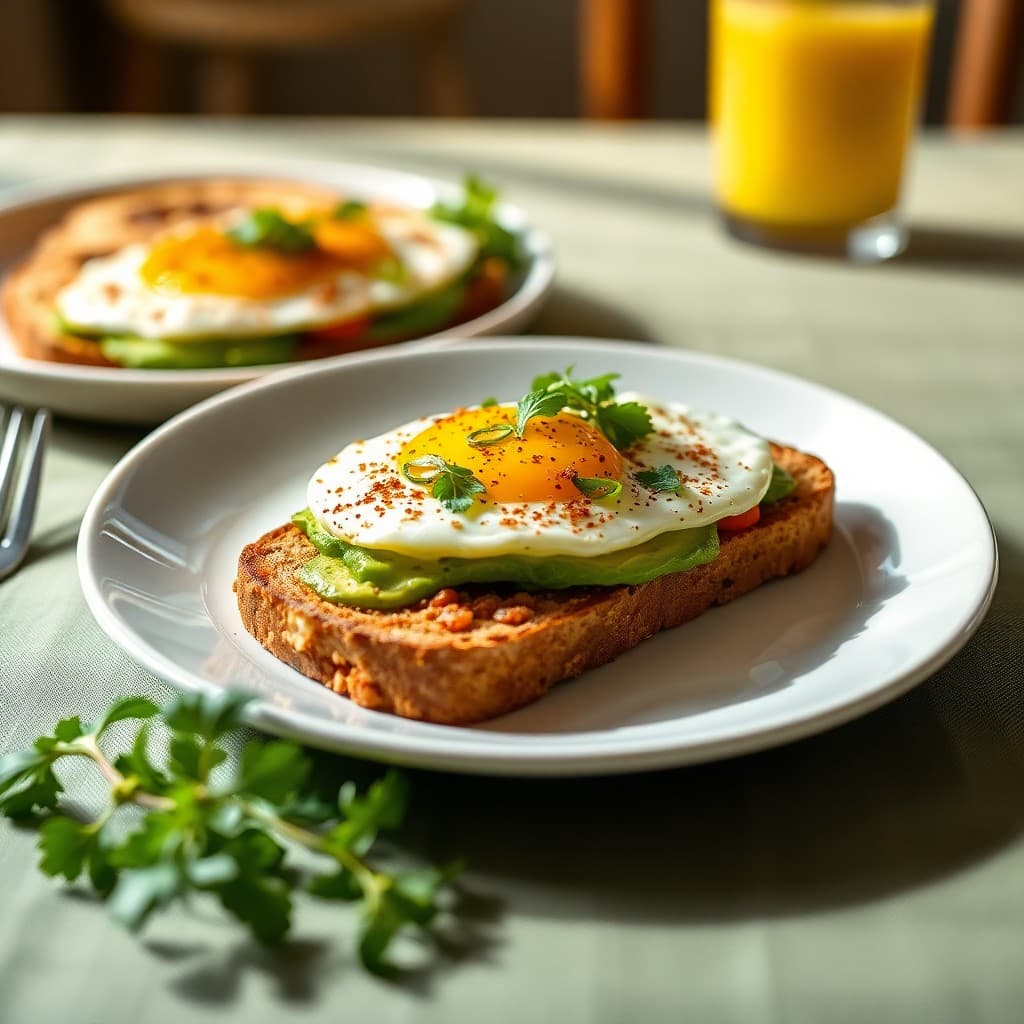 Zesty Egg Avocado Toast