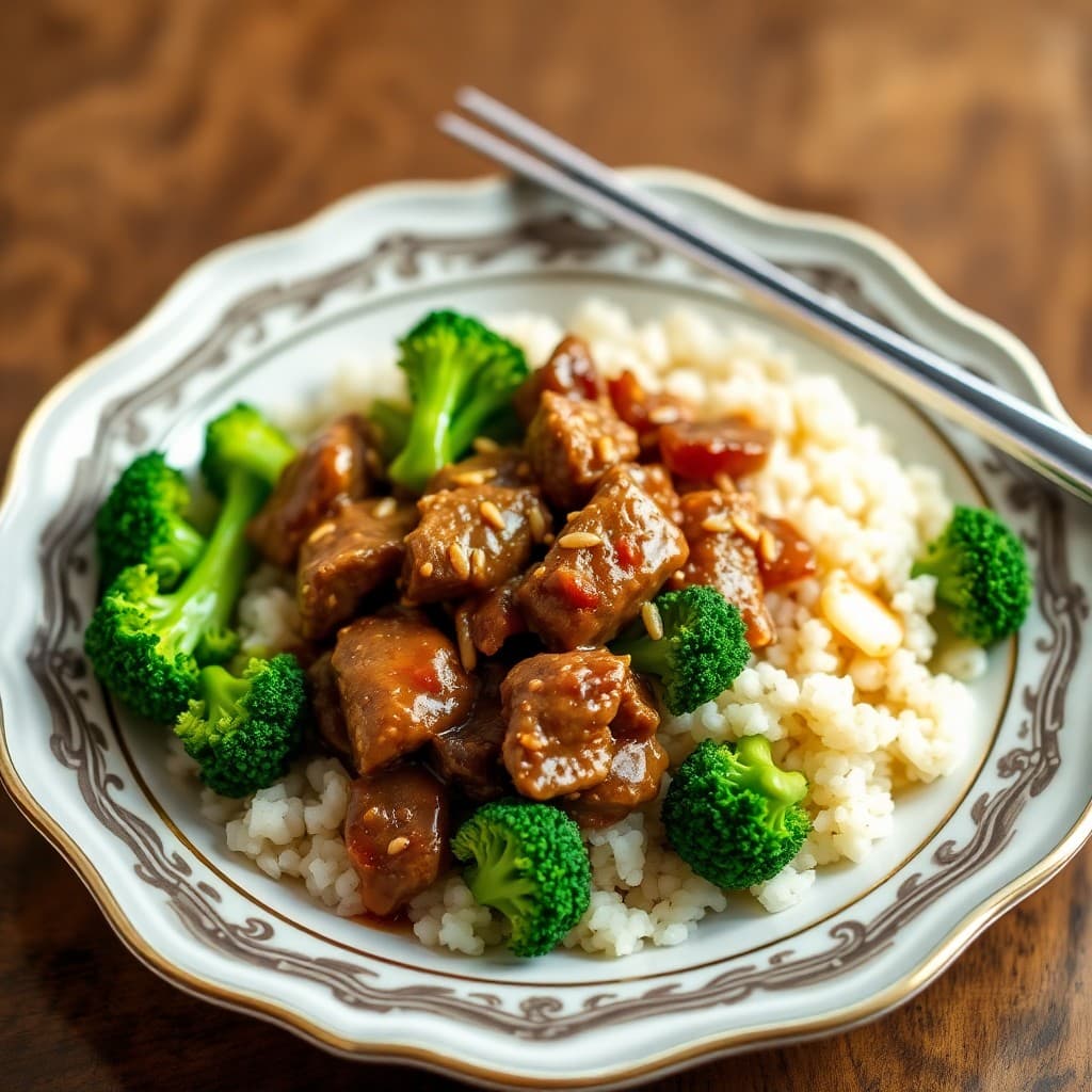 Ginger Sesame Beef and Broccoli Bowls