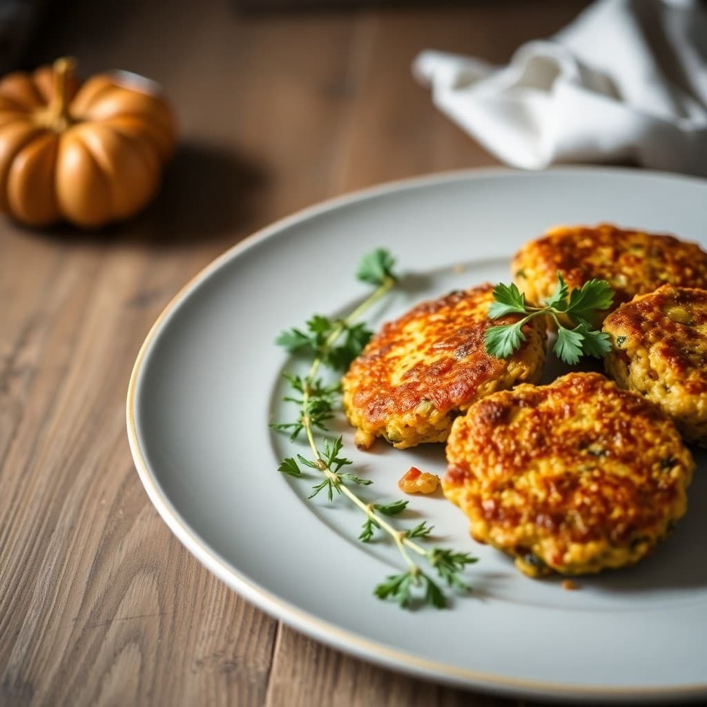Autumn Harvest Vegetable Fritters