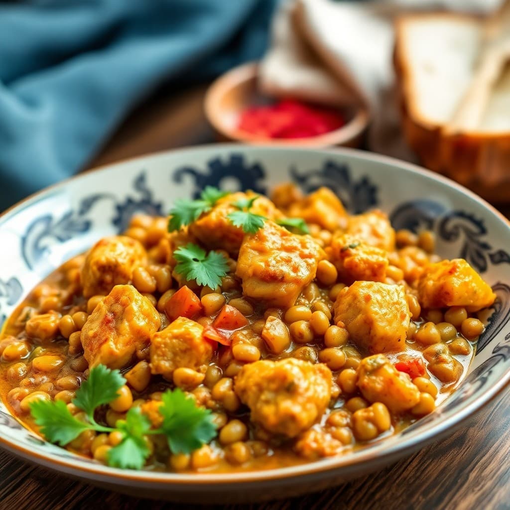 Protein-Packed Lentil and Chicken Curry