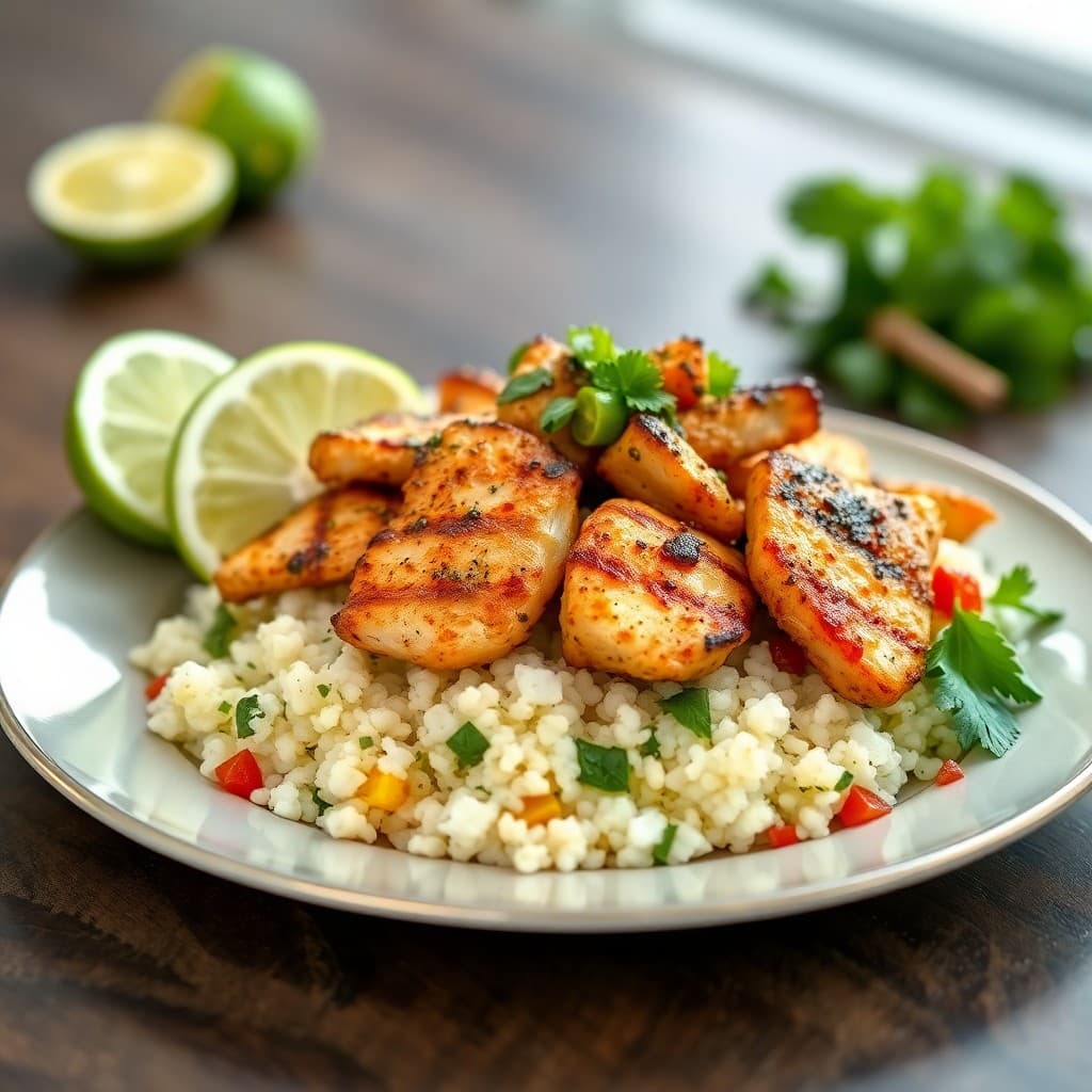 Zesty Lime Chicken Fajita Bowls