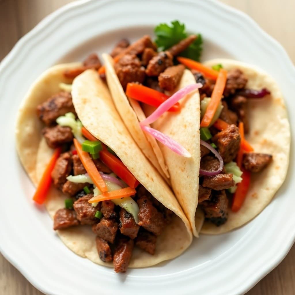 Sizzling Korean-Style Beef Bulgogi Wraps