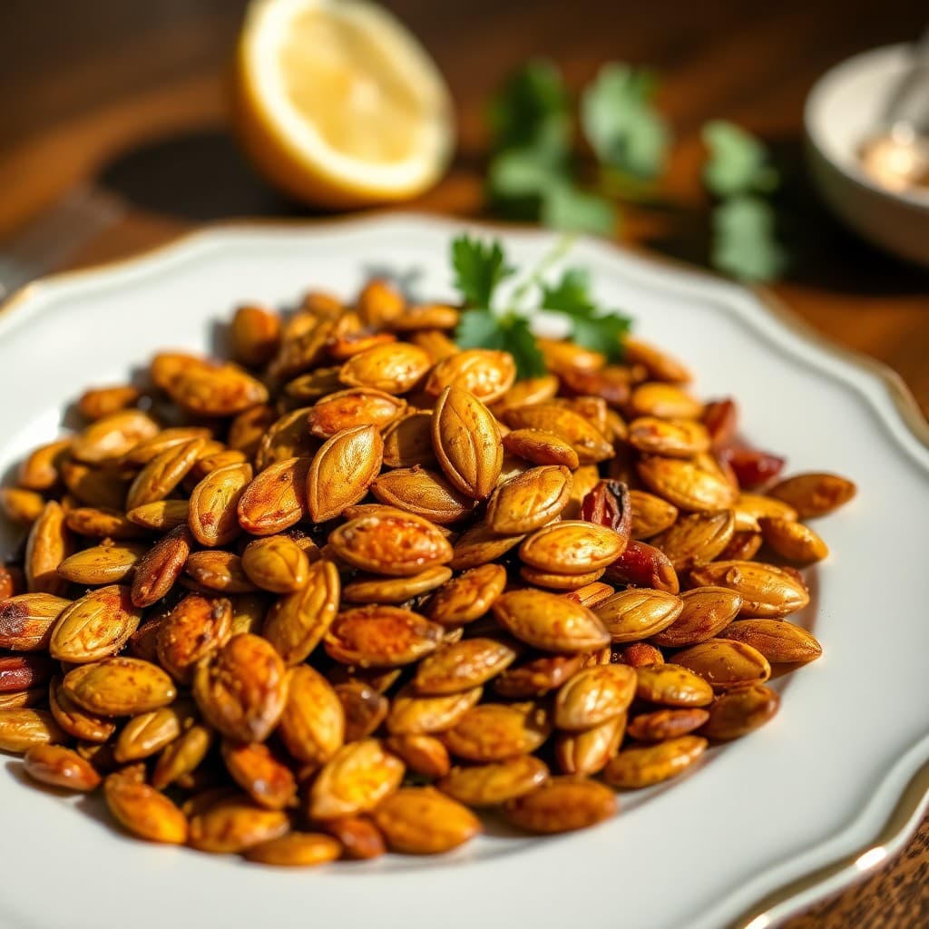 Moroccan Spiced Pumpkin Seeds