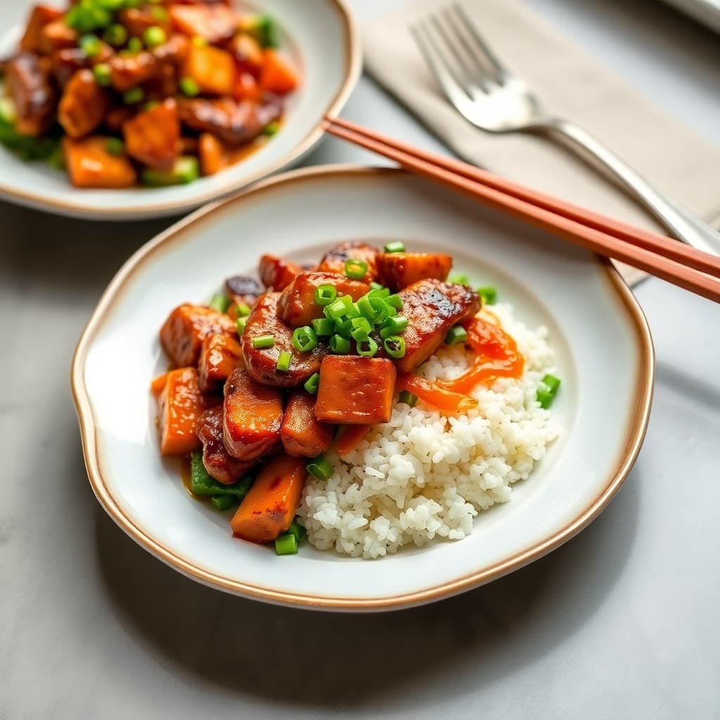 Korean BBQ Chicken Bowls