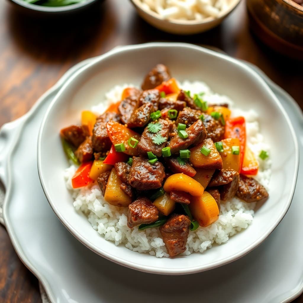 Sizzling Korean Bulgogi Beef Bowls