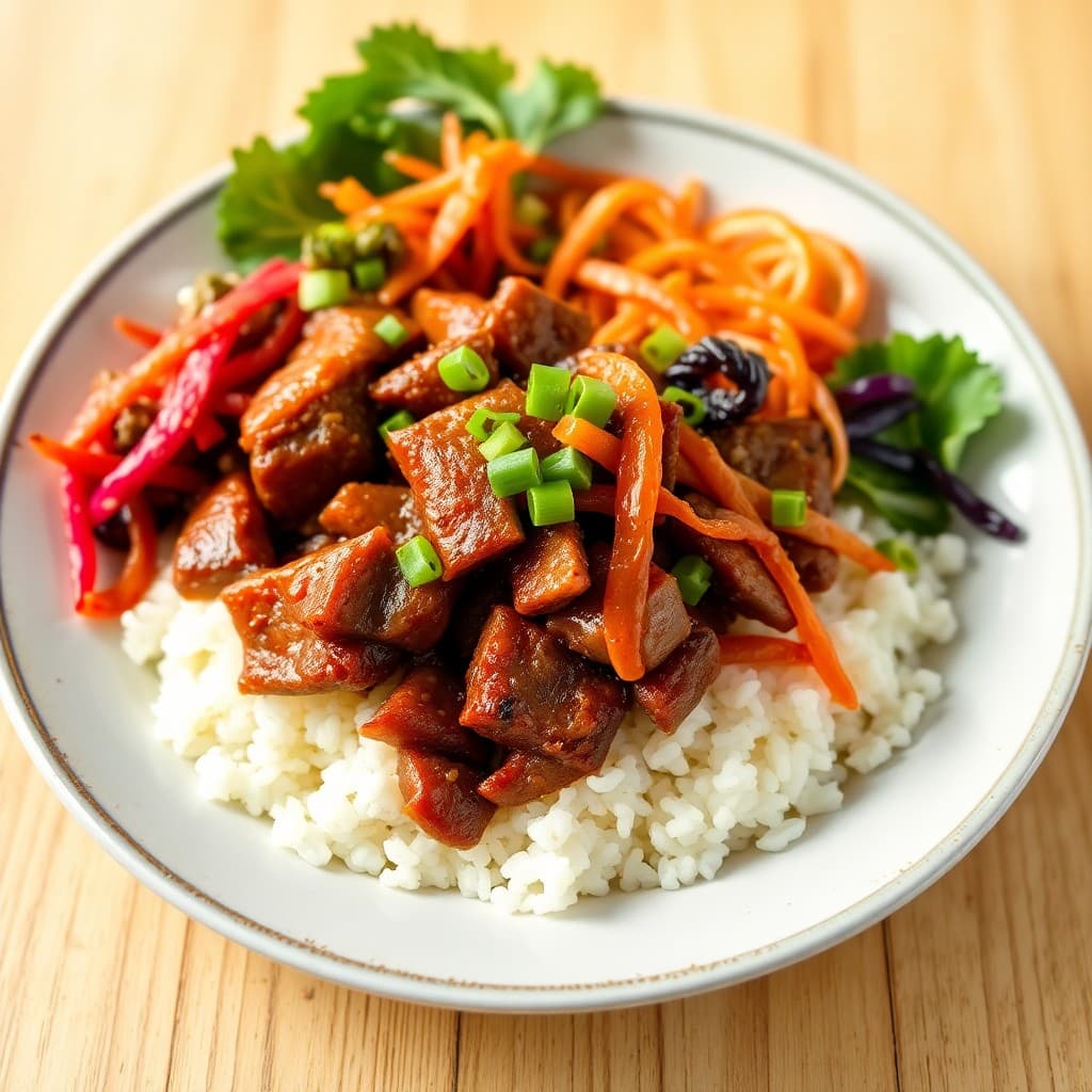 Spicy Korean BBQ Beef Bowls