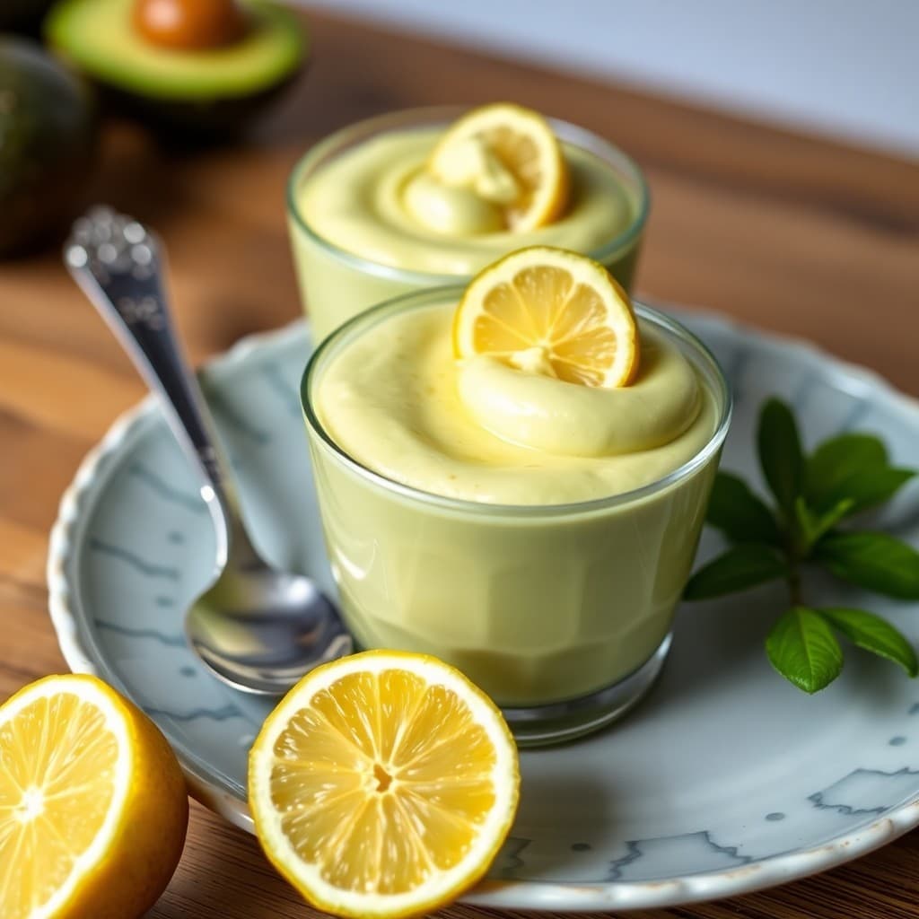 Creamy Lemon Avocado Mousse