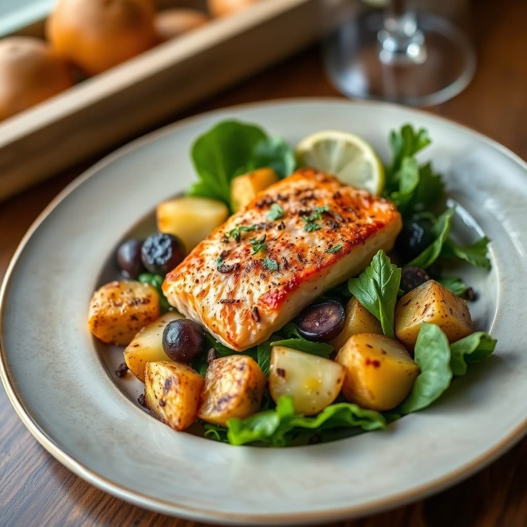 Seared Salmon Niçoise Salad