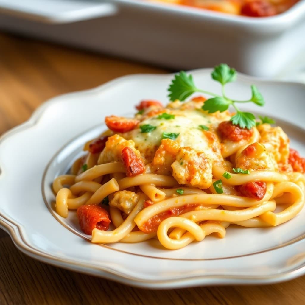 Cheesy Veggie Baked Ziti