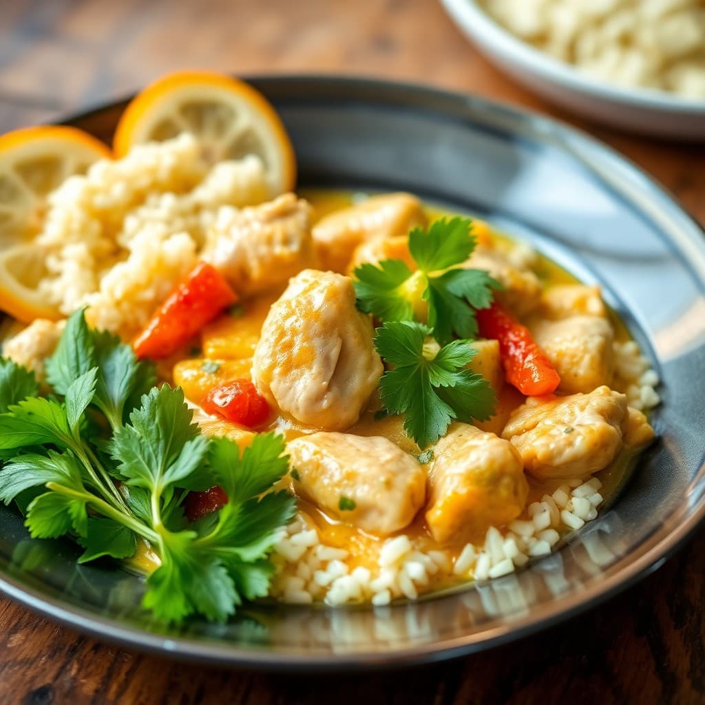 Zesty Thai-Style Chicken Coconut Curry