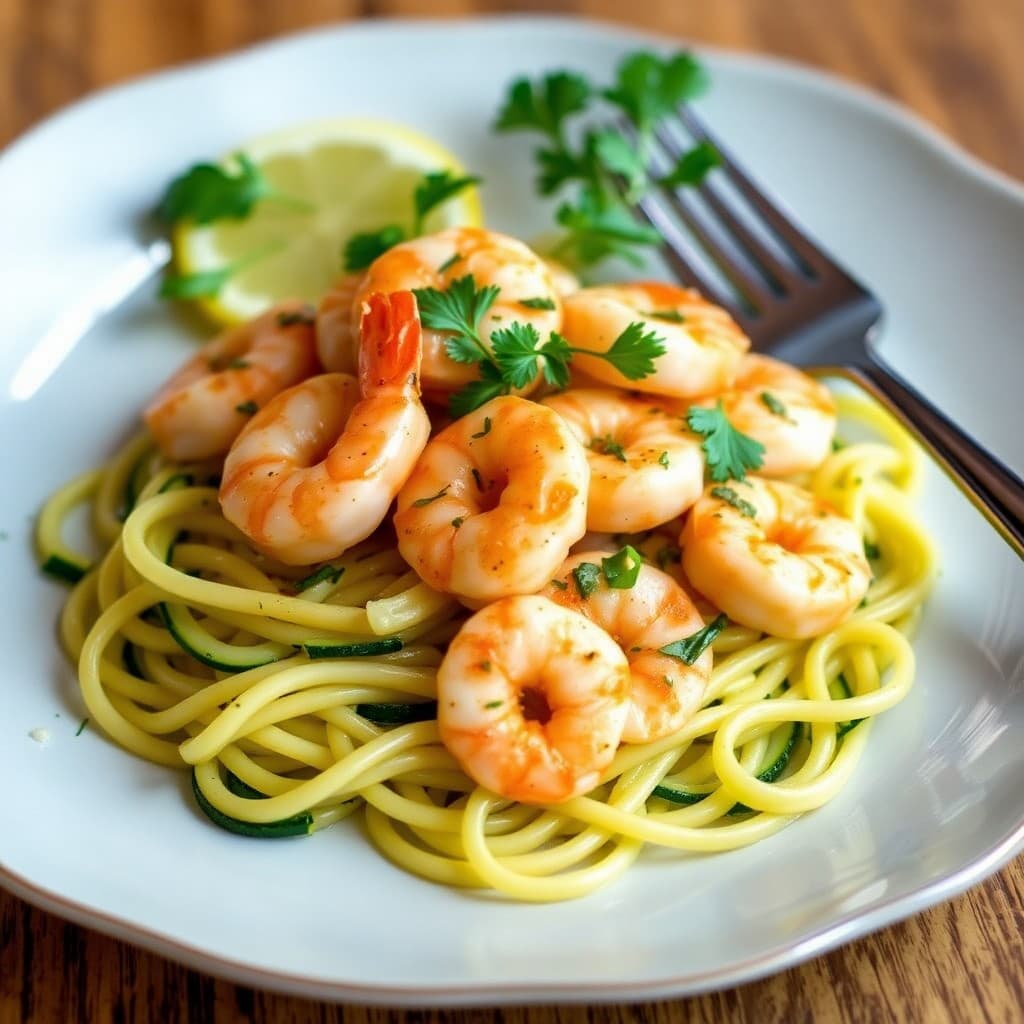 Zesty Lemon-Garlic Shrimp Scampi