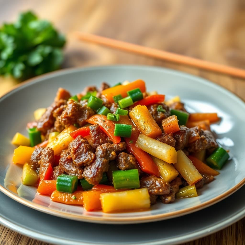 Beefy Veggie Stir-Fry