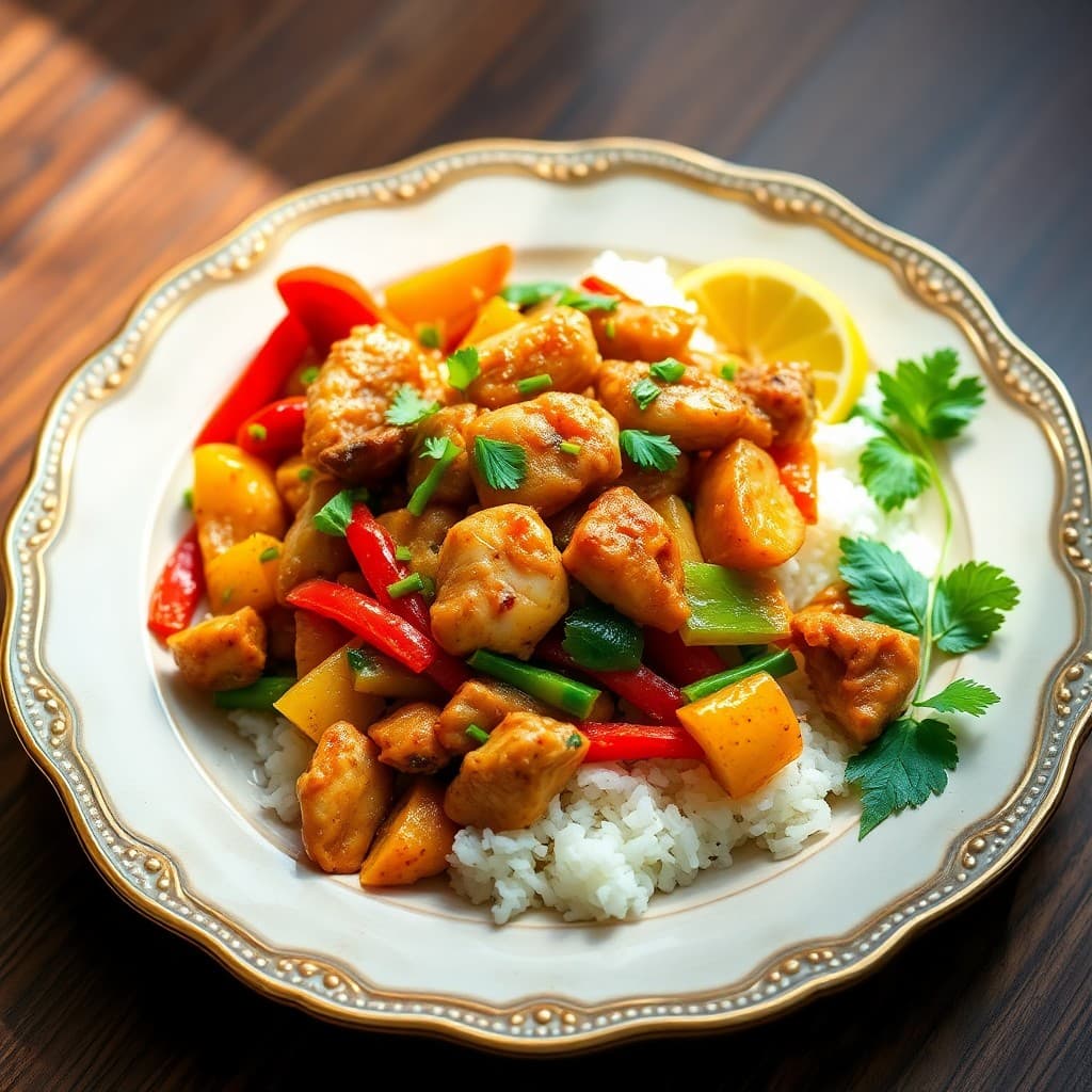 Zesty Brazilian Chicken Stir-Fry