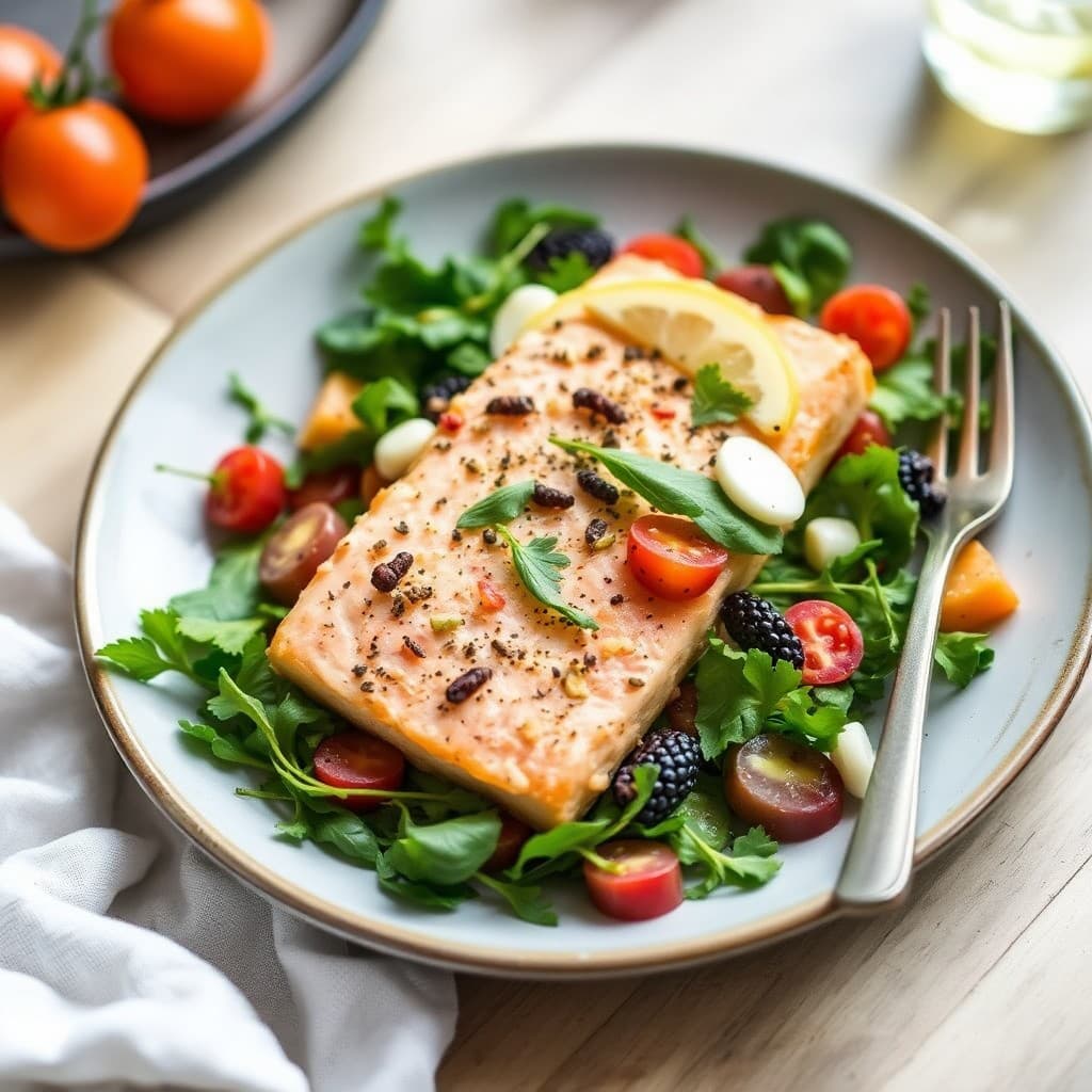 Protein-Packed Salmon Niçoise Salad