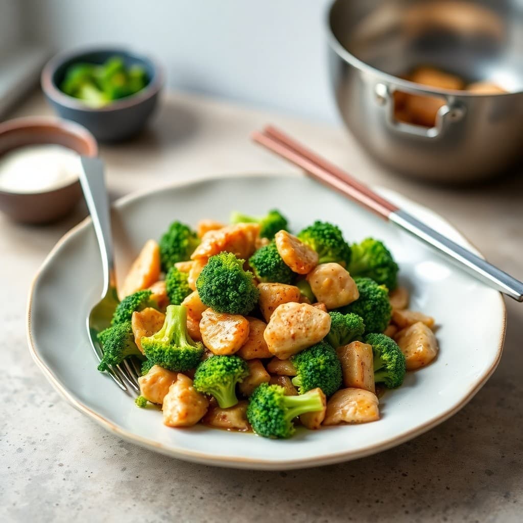 Protein-Packed Broccoli and Chicken Stir-Fry