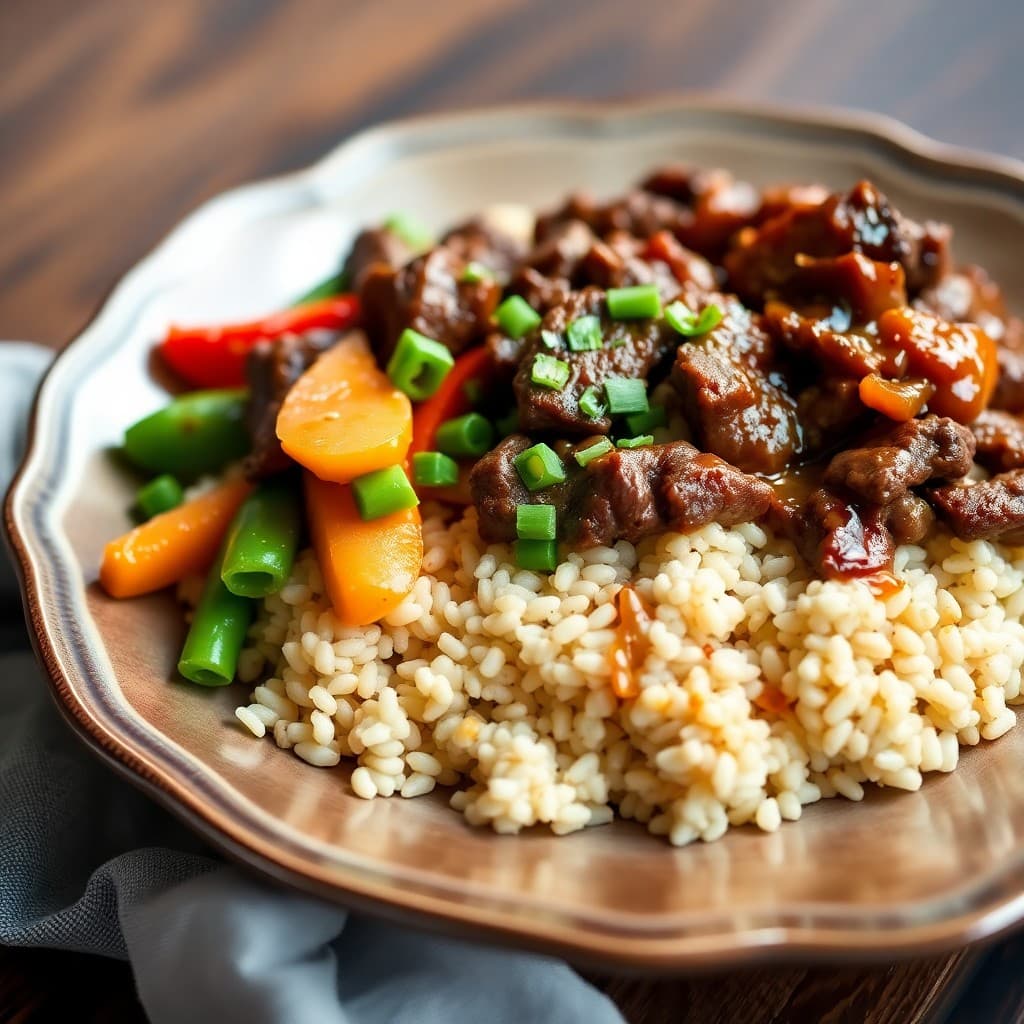 Korean Beef and Veggie Bowl