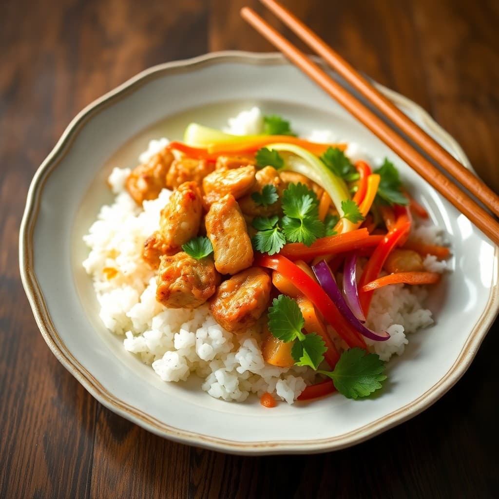 Vietnamese-Inspired Lemongrass Chicken Rice Bowls
