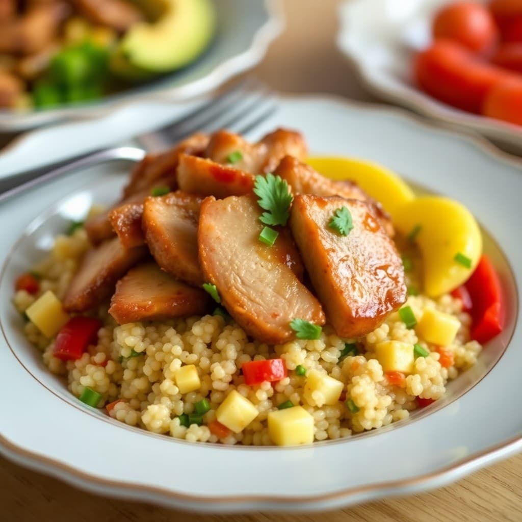 Teriyaki Pineapple Pork Bowls