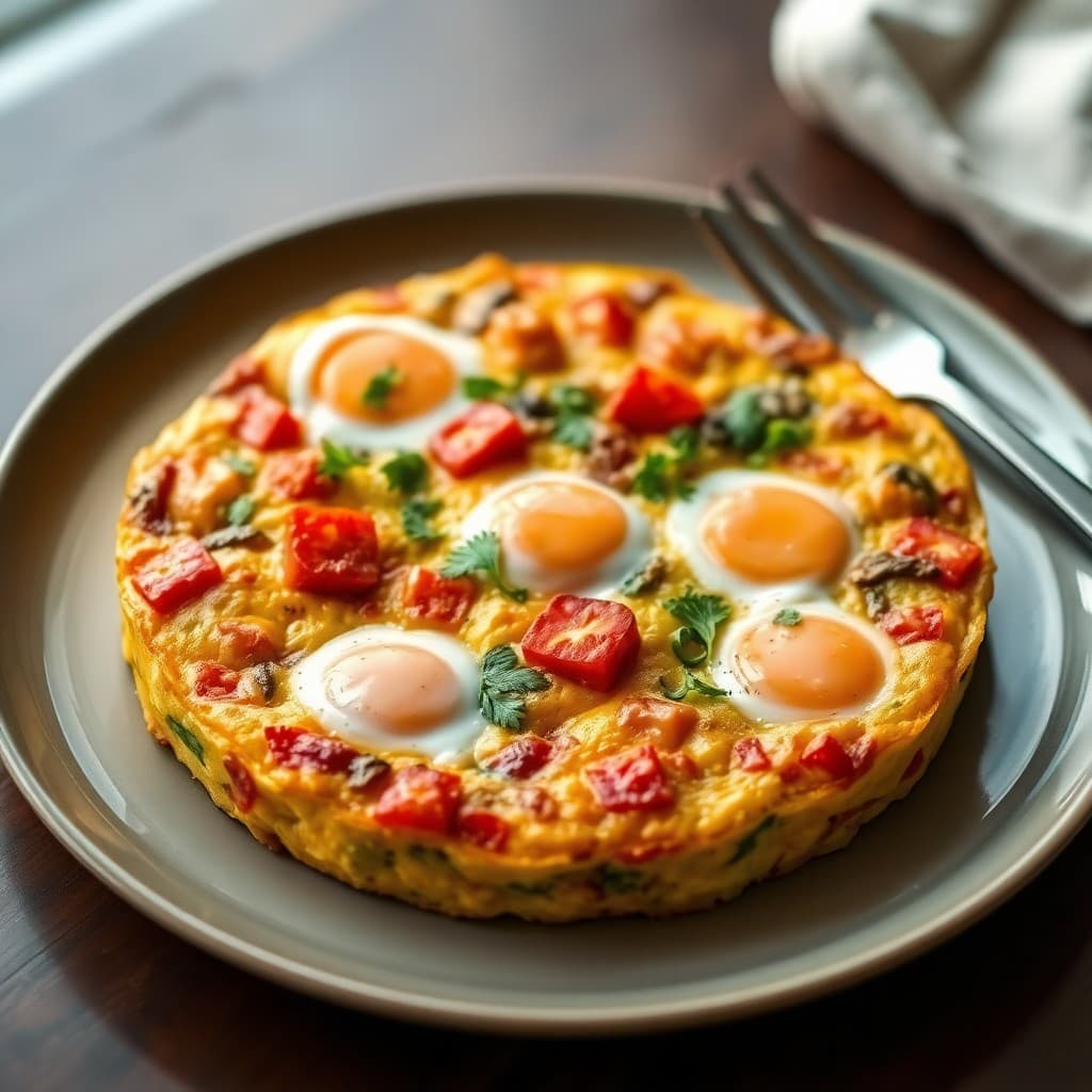 Winter Veggie Breakfast Frittata