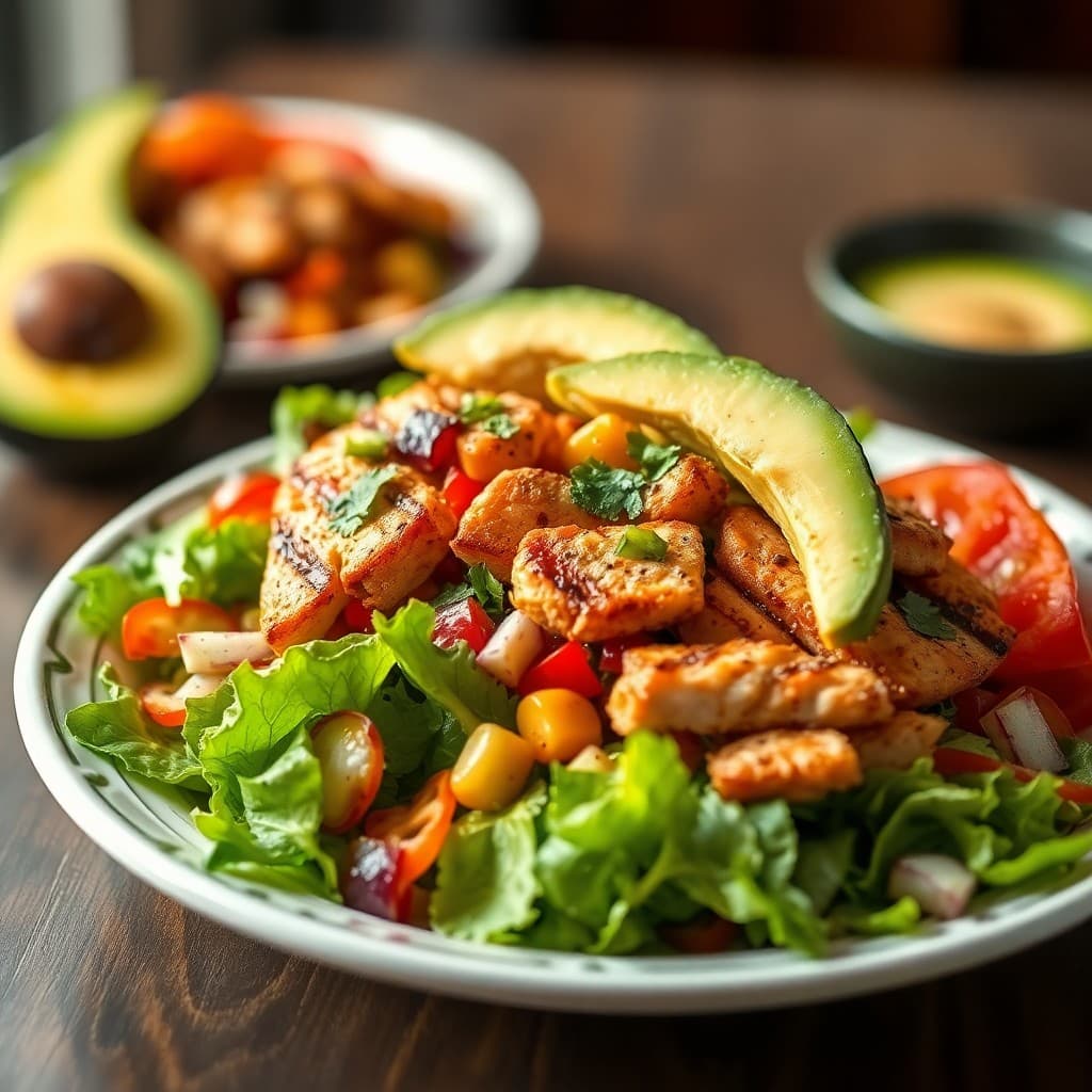 Protein-Packed Chicken Fajita Salad