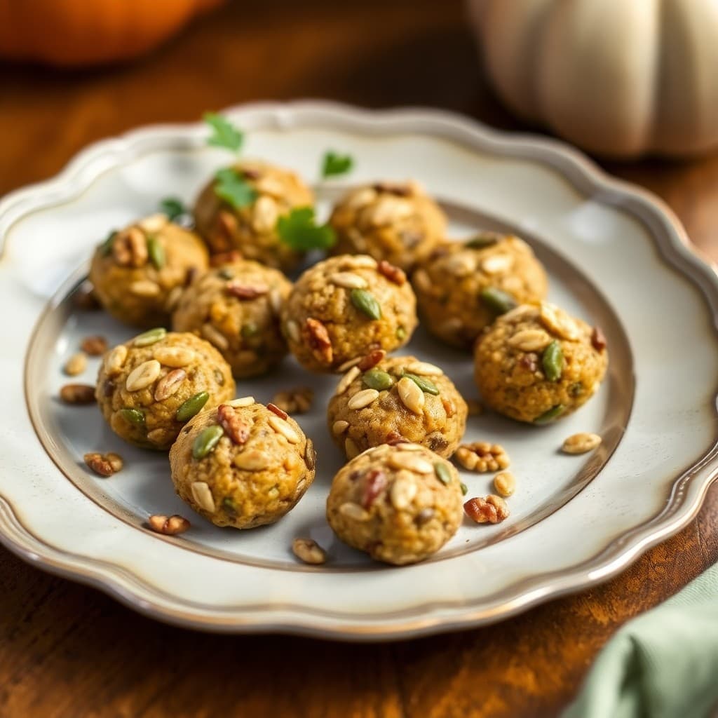 Pumpkin Seed and Walnut Keto Bites