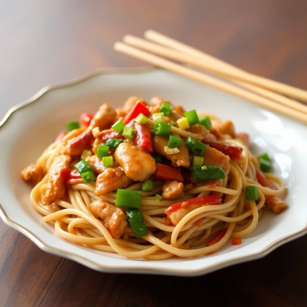 Teriyaki Chicken Stir-Fry with Yakisoba Noodles