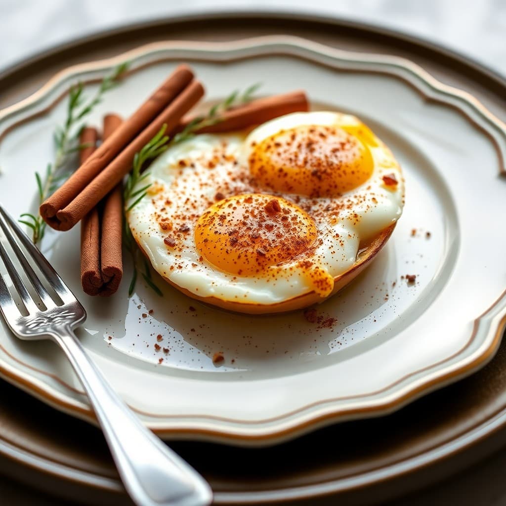 Baked Cinnamon Spice Eggs