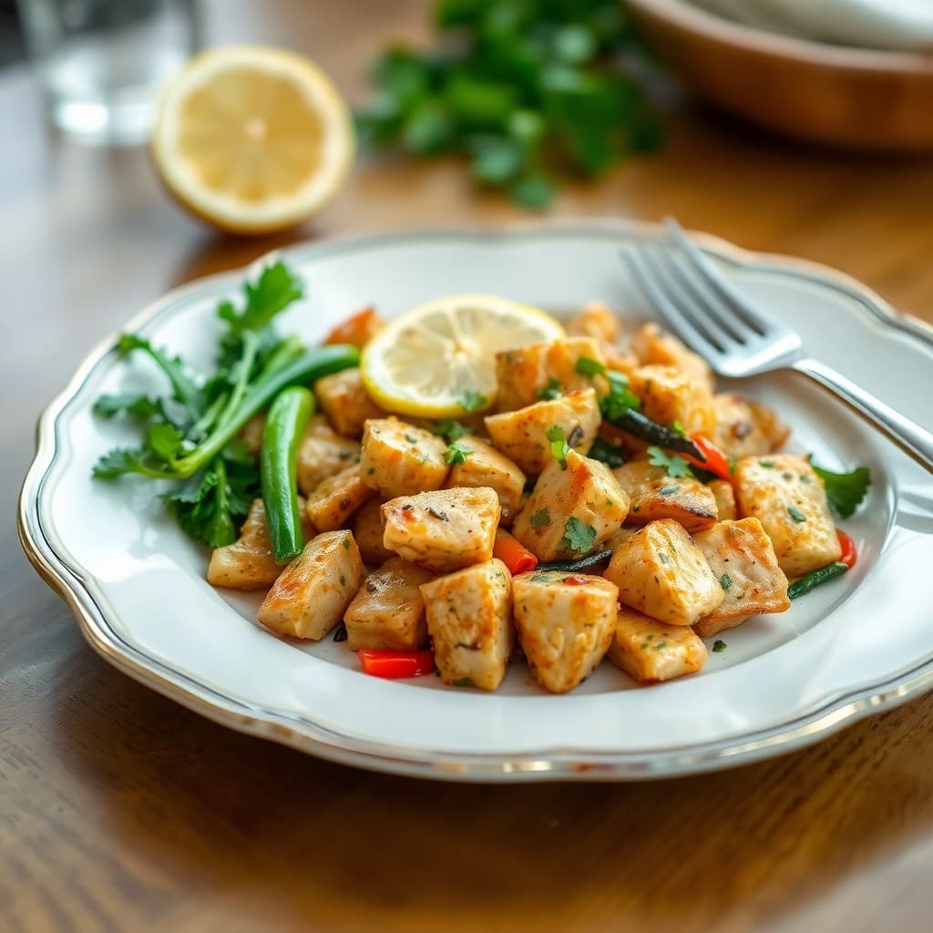 Sizzling Lemon-Herb Chicken Stir-Fry