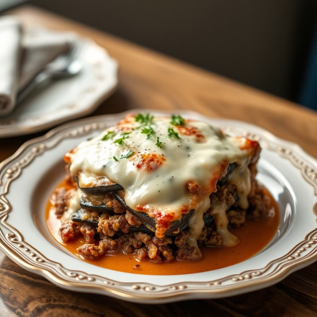 Greek Moussaka with Lamb