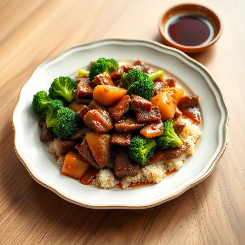 Japanese Teriyaki Beef and Broccoli Stir-Fry
