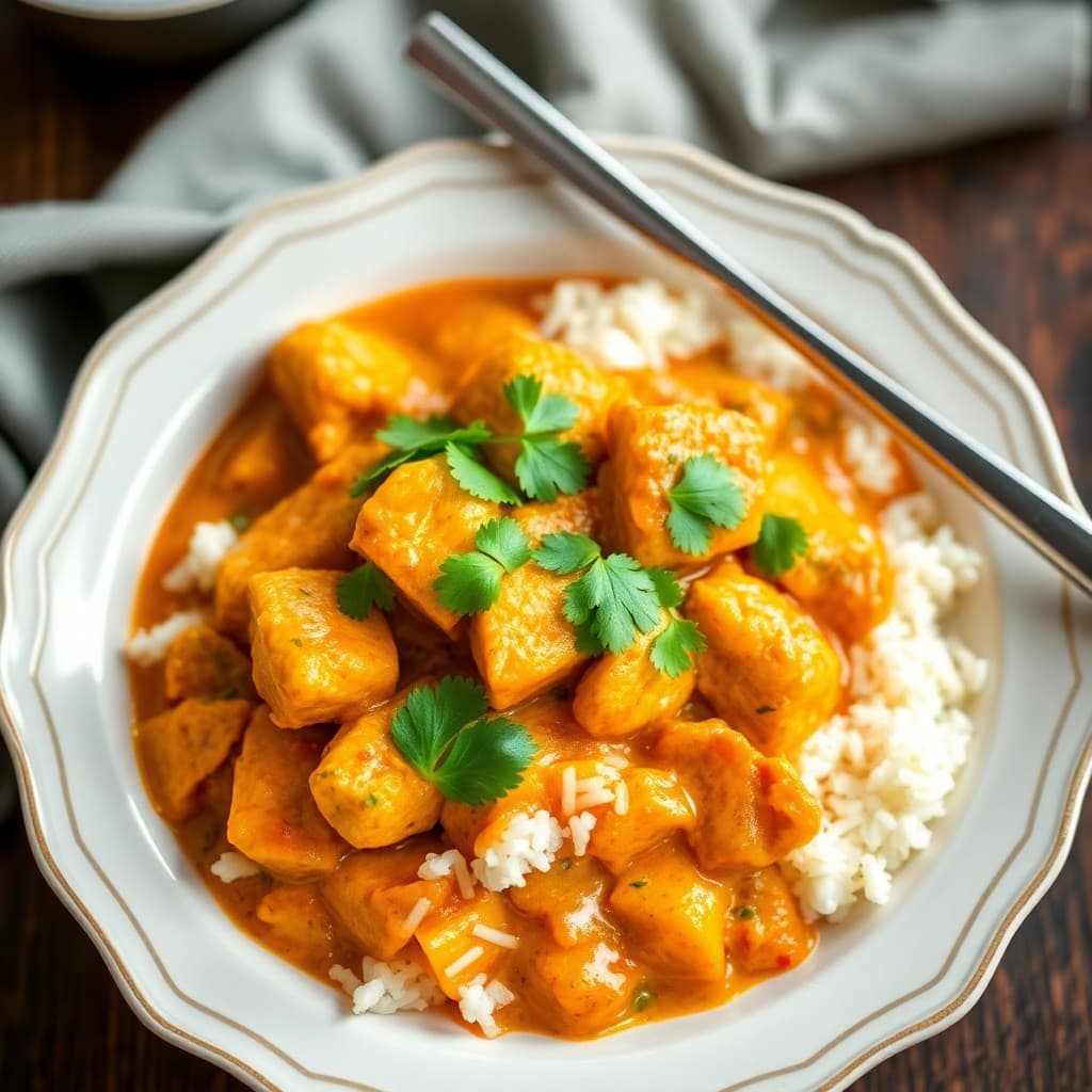 Zesty Thai Chicken Coconut Curry Bowls