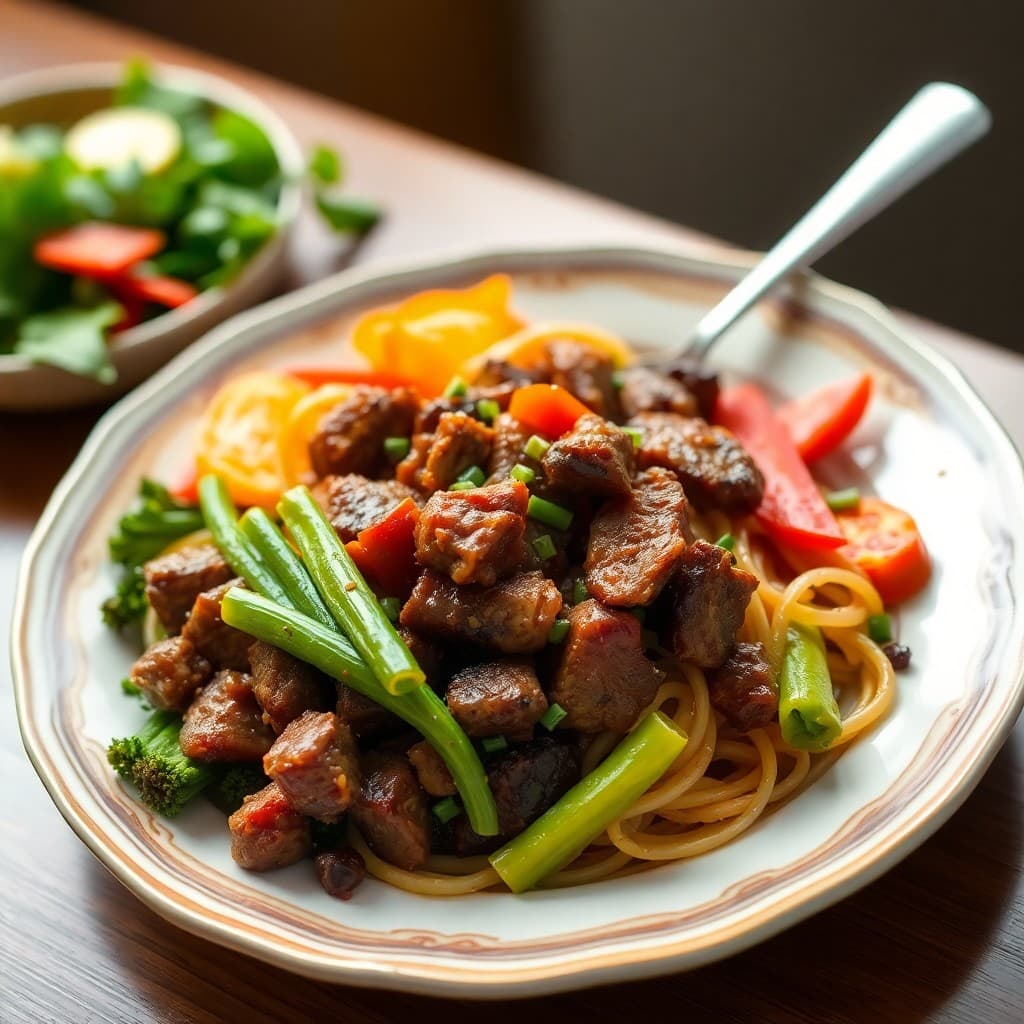 Japchae Beef & Veggie Bowls