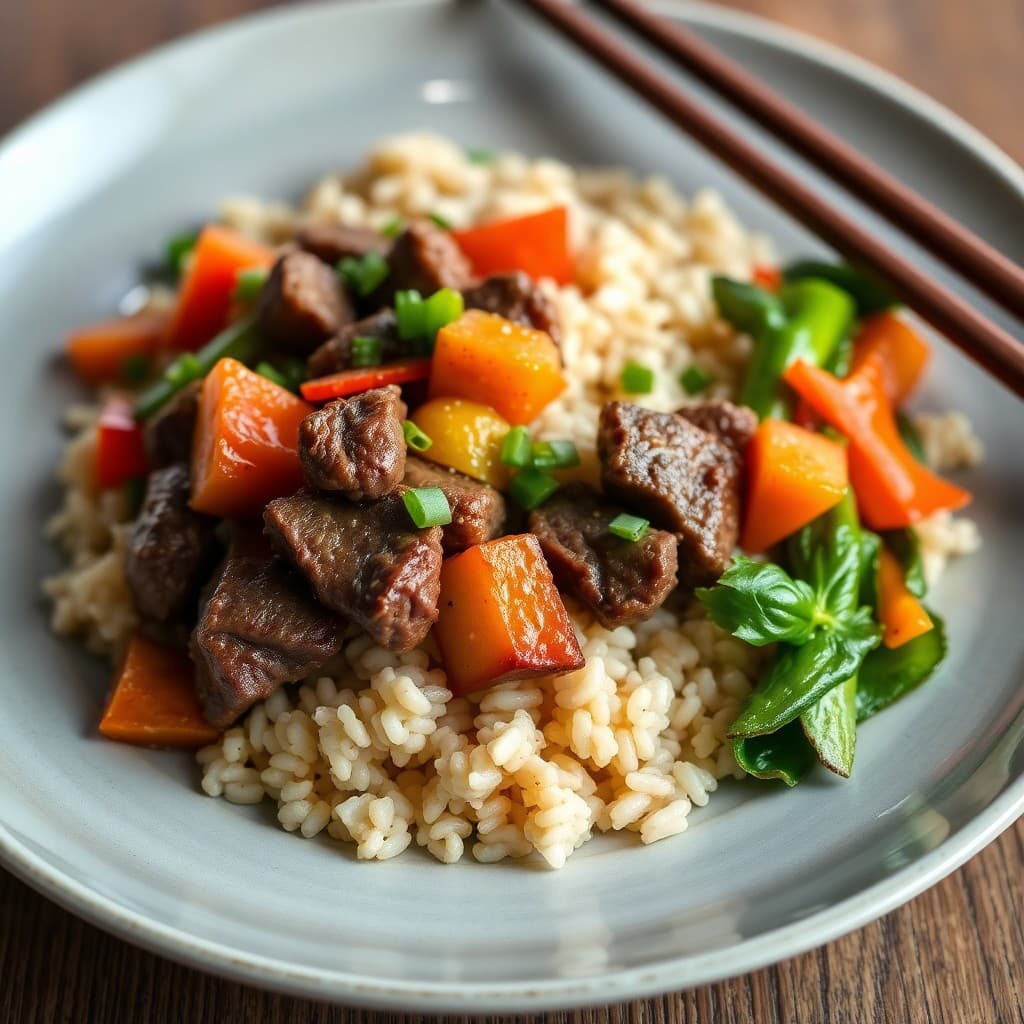 Korean-Style Beef and Veggie Bowls