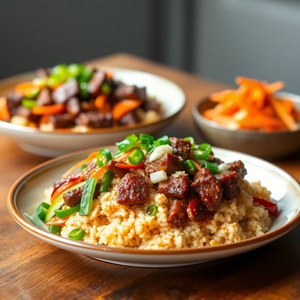 Sizzling Korean Beef Bulgogi Bowls