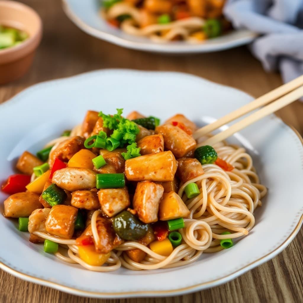 Teriyaki Chicken Stir-Fry with Soba Noodles