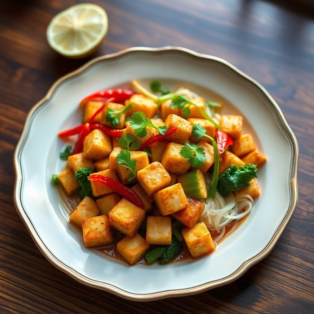 Vietnamese Lemongrass Tofu Stir-Fry