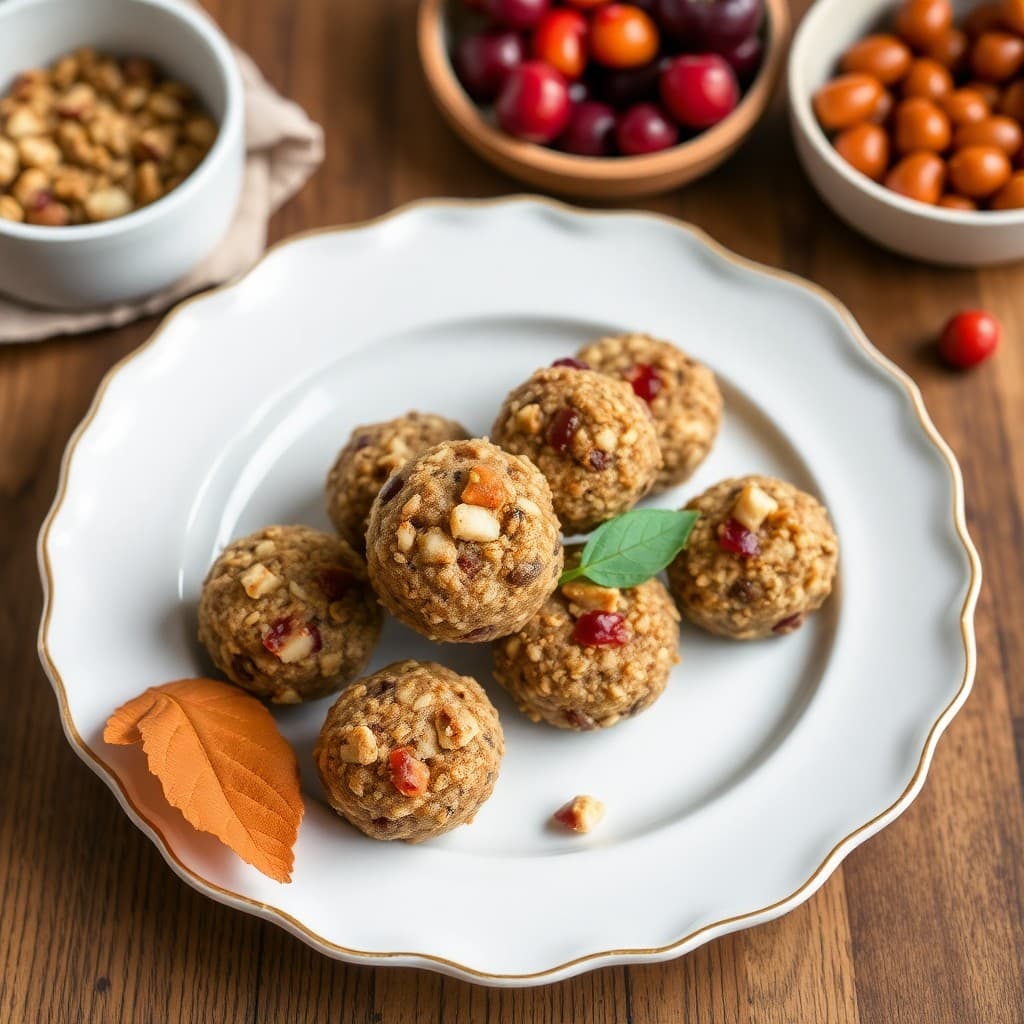 Autumn Harvest Protein Bites