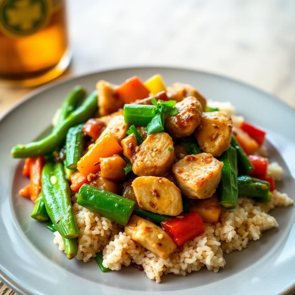 Zesty Balsamic Chicken Stir-Fry