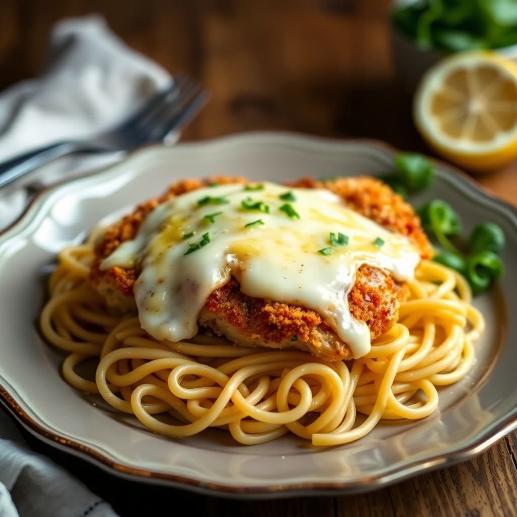 Zesty Lemon Chicken Parmesan