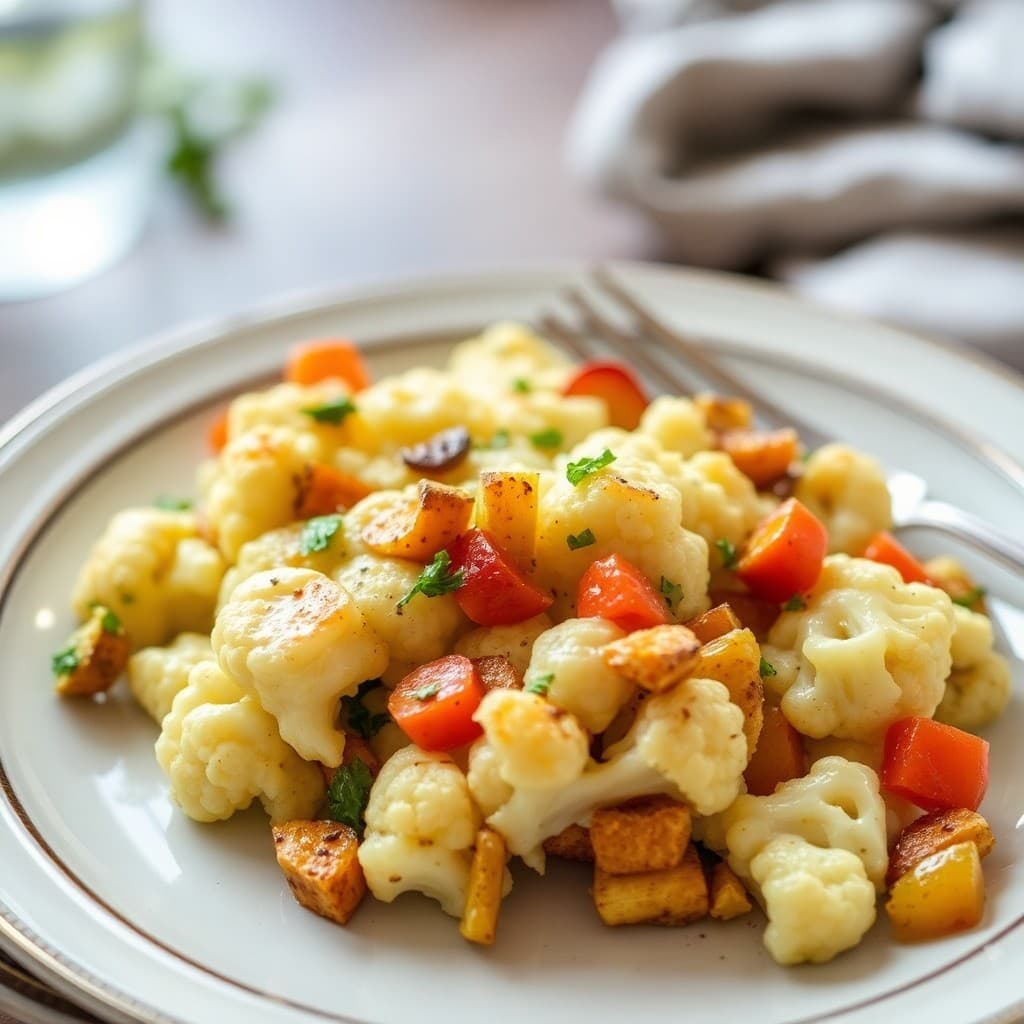 Autumn Keto Cauliflower Bake