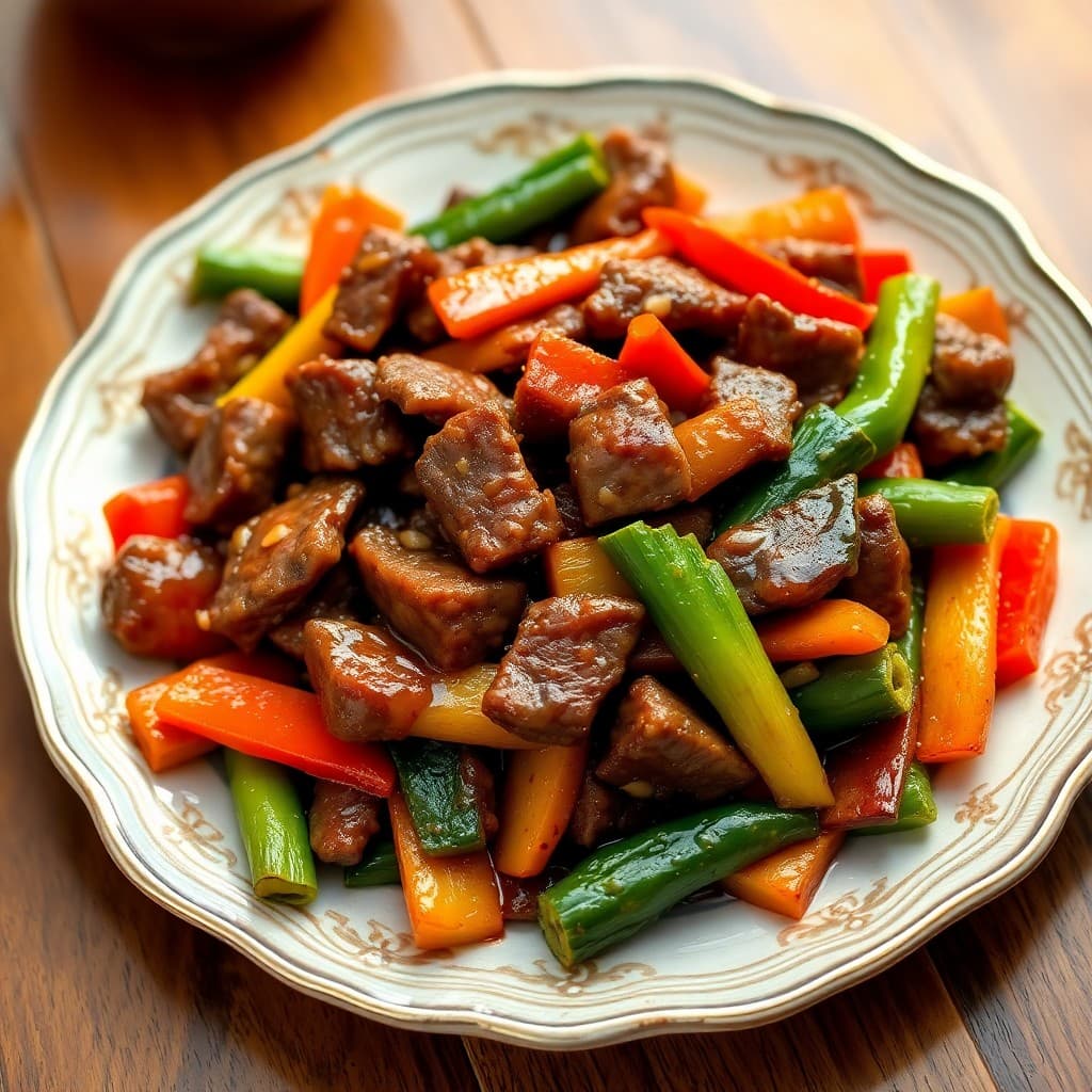 Sizzling Ginger Teriyaki Beef Stir-Fry