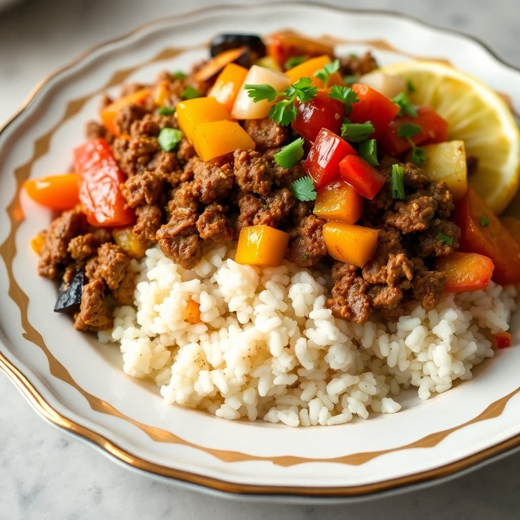 Zesty Moroccan Beef Bowls